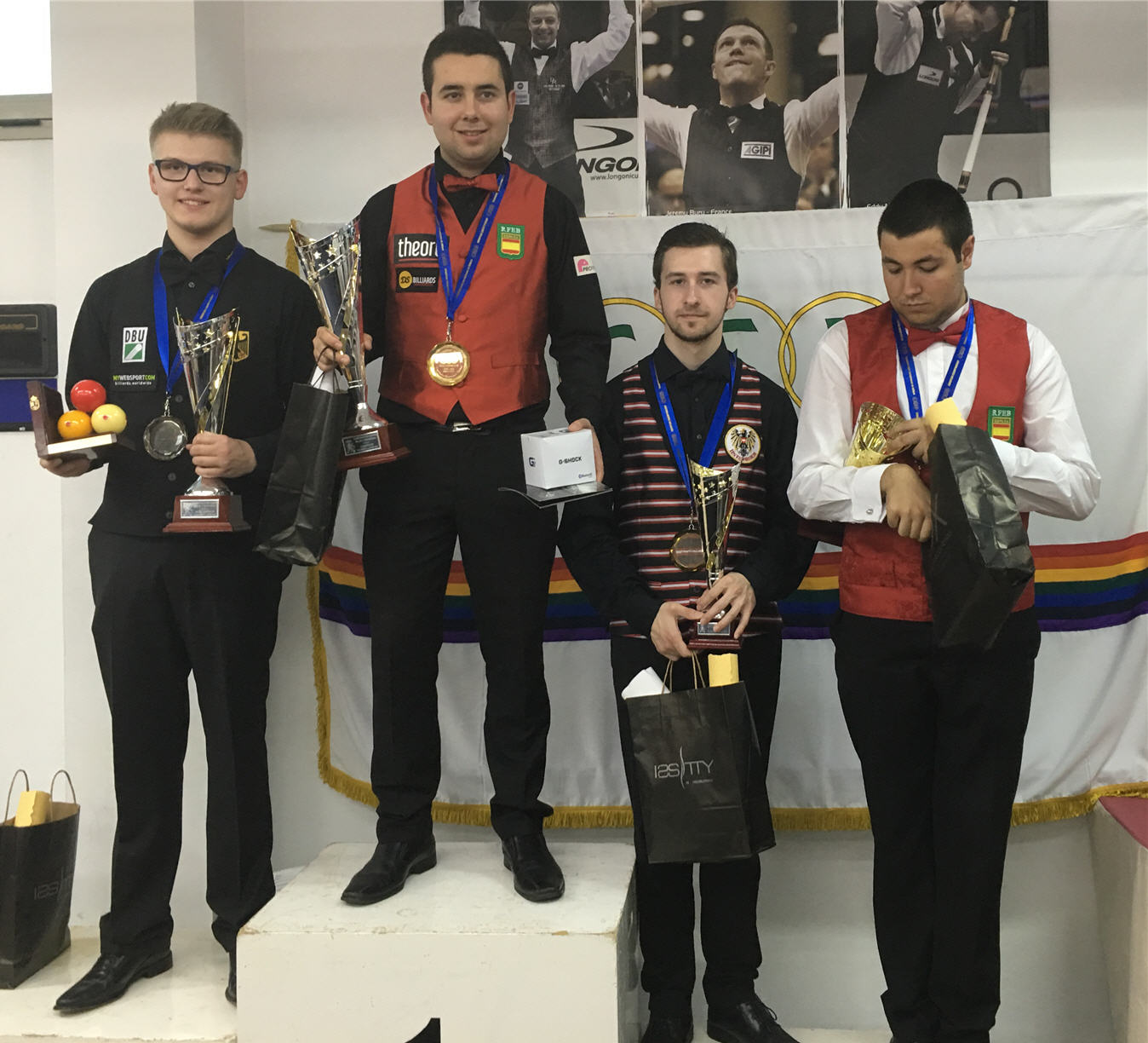 Andrés Carrión (ES) new European Champion in Three Cushion U21