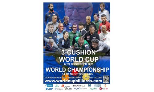 ANTWERP IS THE WORLD CAPITAL OF 3-CUSHION FOR 2 WEEKS