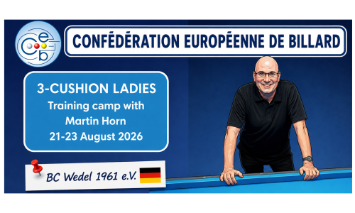 CEB TRAINING CAMP 3-CUSHION LADIES