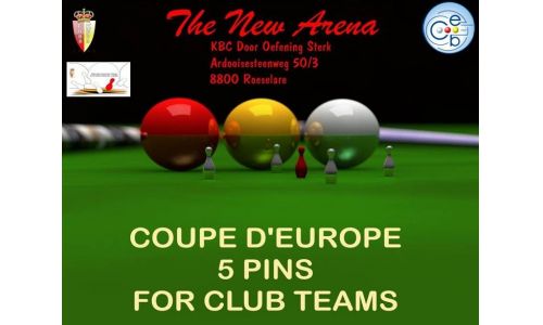 COUPE D'EUROPE 5-PIN CLUB TEAMS ON ITS DEBUT