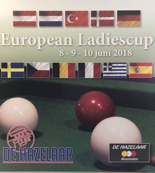 “De Hazelaar” welcomes female European 3-cushion stars.