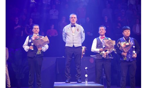 FREDERIC CAUDRON TAKES HIS FOURTH WORLD TITLE IN ANTWERP.