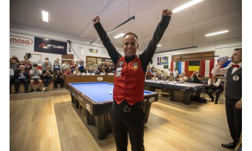 RAUL CUENCA TAKES THE 1-CUSHION GOLD IN CERVERA RAUL CUENCA TAKES THE 1-CUSHION GOLD IN CERVERA