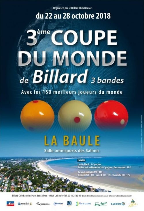 Fifth World Cup of 2018 starts in La Baule, France