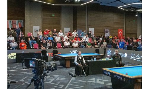 FINALISTS DETERMINED IN 3-CUSHION AND 5-PINS