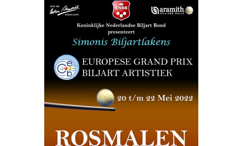 ARTISTIC BILLIARD: HACI ARAP YAMAN (TURKEY) GETS THE GOLD IN ROSMALEN