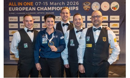 KLOMPENHOUWER AND TEAM GERMANY ARE EUROPEAN CHAMPIONS