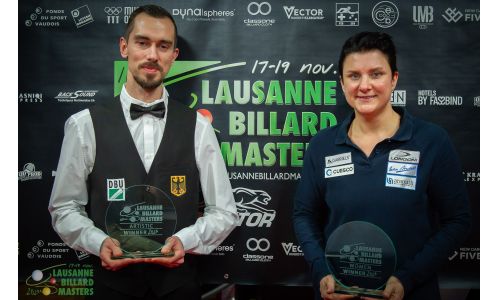 LAUSANNE BILLARD MASTERS: KLOMPENHOUWER AND HEINRICH ON TOP