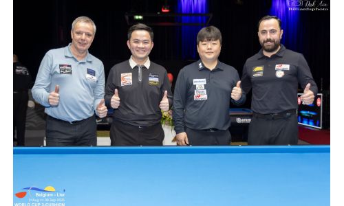 LIER WORLD CUP: CHO WINS, JASPERS IS RUNNER UP, KARAKURT BERKAY AND BAO THIRD