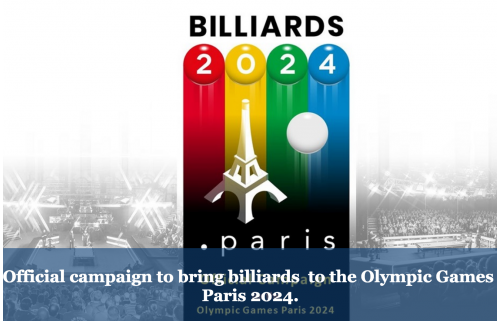 Official campaign to bring billiards  to the Olympic Games Paris 2024