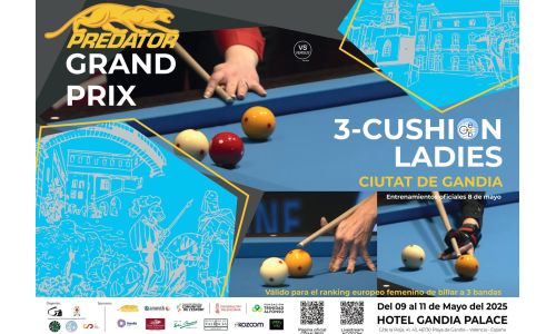 PREDATOR GP 3-CUSHION LADIES KICKS OFF IN GANDIA (SPAIN)