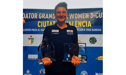 THERESE KLOMPENHOUWER WINS FIRST PREDATOR GRAND PRIX 3C WOMEN