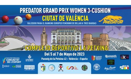 PREDATOR GRAND PRIX WOMEN 3-CUSHION - CIUTAT DE VALÈNCIA