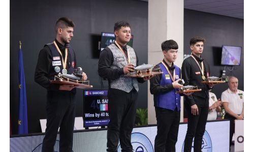 MEXICAN UBALDO SANCHEZ TAKES THE WORLD JUNIOR TITLE FROM SEYMEN OZBAS (TR) IN THE FINAL, BRONZE FOR CERKEZ (TR) AND KIM (KR)