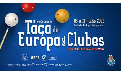 THE COUPE D'EUROPE 3-CUSHION 2025 IS READY TO START IN PORTO