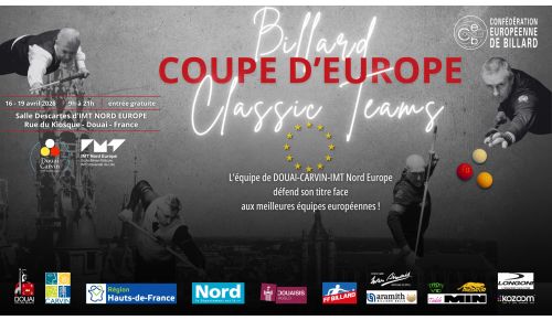 THE COUPE D’EUROPE CLASSIC TEAMS IS READY TO KICK OFF IN DOUAI