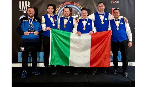 THE ITALIAN TEAM KEEPS THE 5-PINS WORLD TITLE IN EUROPE
