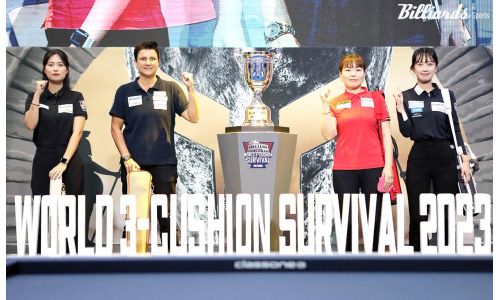 WORLD 3-CUSHION SURVIVAL 2023: POLYCHRONOPOULOS WINS