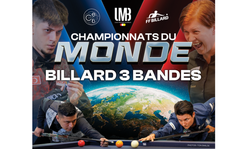WORLD CHAMPIONSHIPS 3-CUSHION LADIES AND JUNIORS KICK OFF IN GRADIGNAN, FRANCE