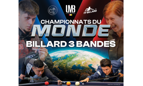 WORLD CHAMPIONSHIPS 3-CUSHION LADIES AND JUNIORS KICK OFF IN GRADIGNAN, FRANCE
