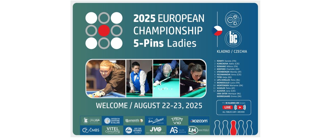 THE EUROPEAN CHAMPIONSHIP 5-PINS LADIES HAS BEGUN IN KLADNO