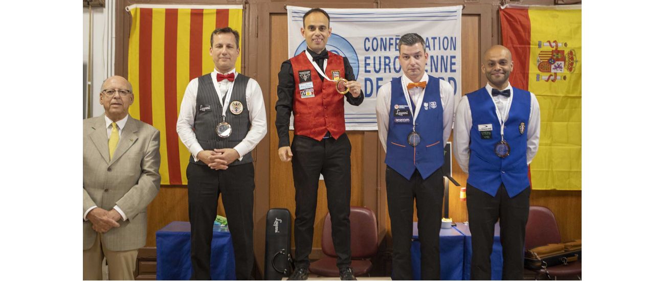 RAUL CUENCA TAKES THE 1-CUSHION GOLD IN CERVERA