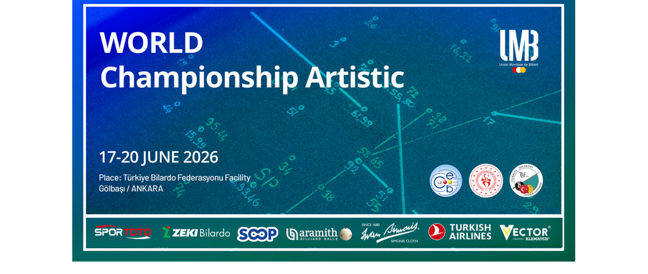 ARTISTIC BILLIARD WORLD CHAMPIONSHIP IS UNDERWAY IN ANKARA