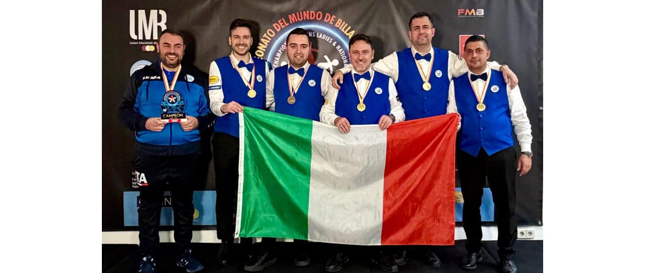THE ITALIAN TEAM KEEPS THE 5-PINS WORLD TITLE IN EUROPE