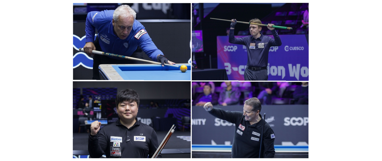 GWANGJU WORLD CUP: MERCKX, CHO, ZANETTI AND HOFMAN