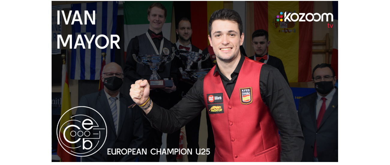 IVAN MAYOR WINS THE FIRST EUROPEAN CHAMPIONSHIP 3C U25