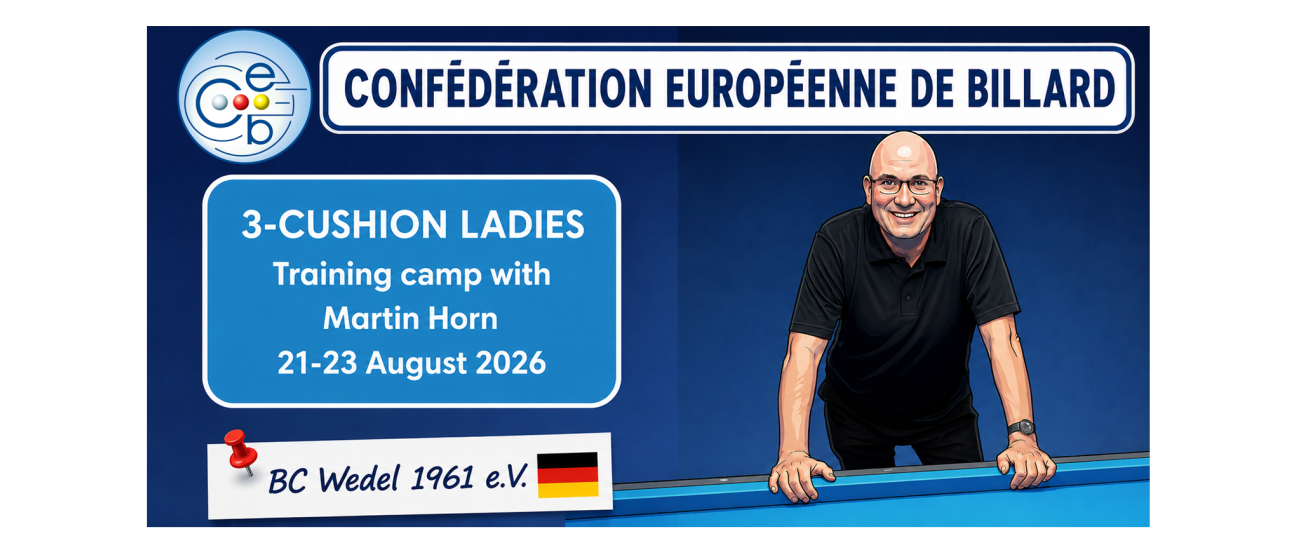 CEB TRAINING CAMP 3-CUSHION LADIES
