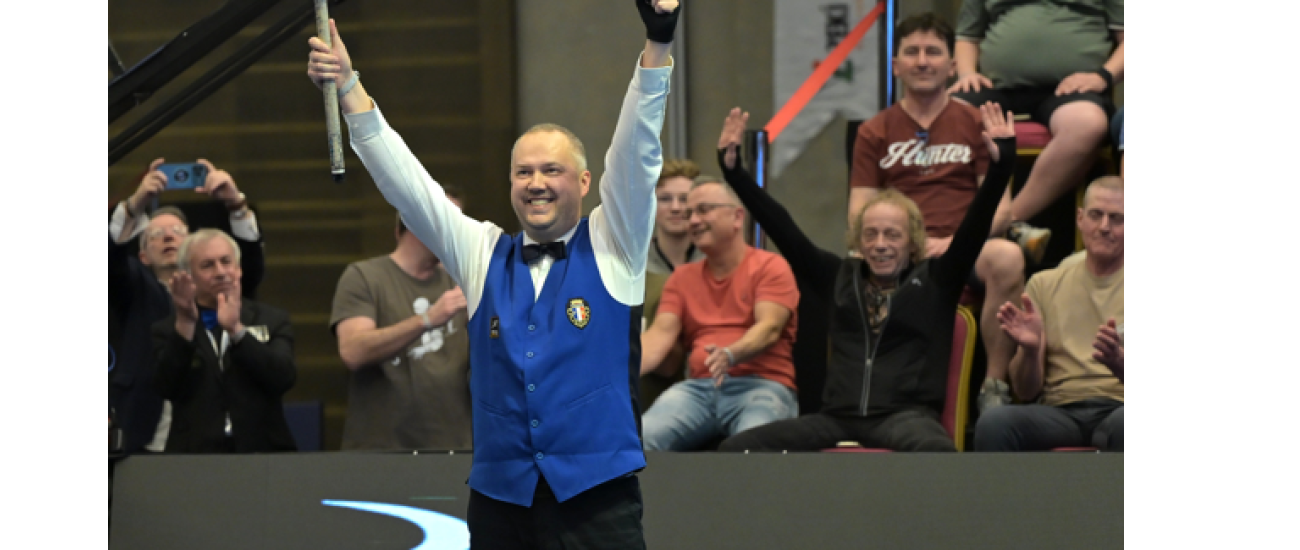 XAVIER LE ROY CROWNED EUROPEAN CHAMPION IN 1-CUSHION